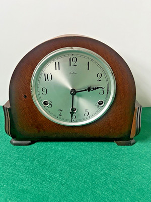 Bentima Perivale British Westminster Chime 8-Day Mantel Clock   Spares or Repair