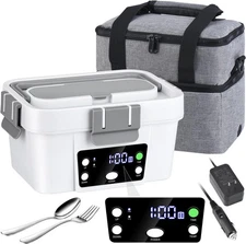 Cordless Electric Lunch Box 16,000mAh – Smart Automatic Heating, 1.6L Portabl...