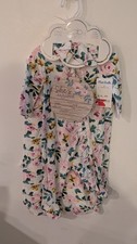 Baby Essentials 4 Piece Newborn Gift Set Floral Swaddle Footie Headband3 Months
