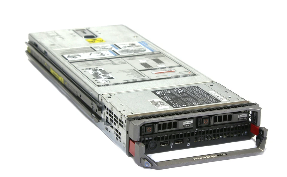 Dell Poweredge M620 Blade Server Chassis x2 Xeon E5-2650 2.0GHz 256GB RAM No HDD - Image 2 of 4