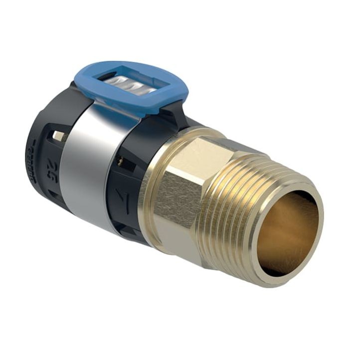 Geberit FlowFit Übergang 620320001 DN 12/20, Ø 16 мм, R 3/4, для наружного применения