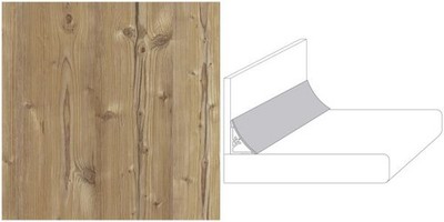 GetaElements  Wandanschlußprofil Plus KIR967 Kiefer rustikal 59x2x3 cm