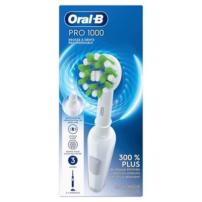 Oral-B Pro 1000 3d CrossAction Rechargeable Electric Toothbrush