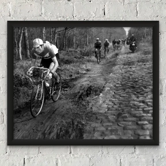 Poster Campagnolo Record 1967 - Groupe Eddy Merckx - 84x60 Cm