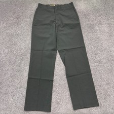 Vintage Military Dress Trousers Men s 32x34 30X31 Wool Blend Green AG-344