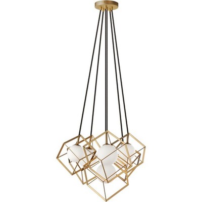 Dainolite Lighting TSN-6P-GLD Thomson 6 Light 21 inch Gold Pendant Ceiling Light