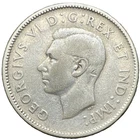 1947 Canada Silver Quarter 25 Cents George VI VF Vintage Canadian Coin