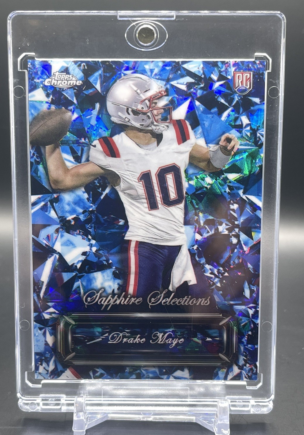 Drake Maye 2024 Topps Chrome Sapphire Sapphire Selections #SS3