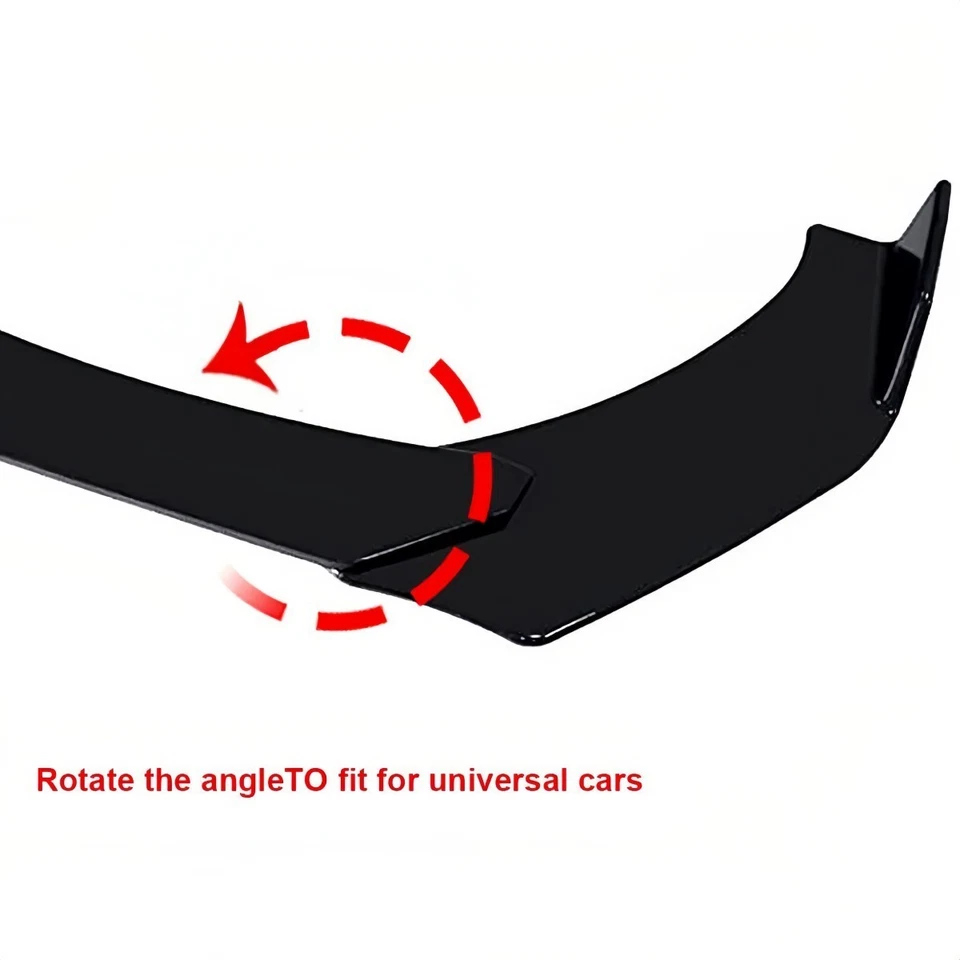 Kit de carrocería de parachoques delantero negro brillante para Cadillac XT4 XT5 XT6 2020-2024 Foto 4 de 4