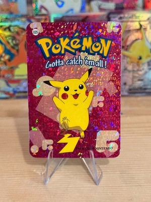 2000 Vintage Pokemon Vending Prism Sticker - Pikachu Solo Gallery #025