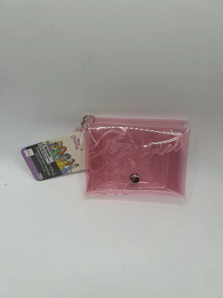 Estuche para tarjetas de vinilo en relieve Ariel Disney Princesa Sirenita Kingdom Hearts Wdw Foto 3 de 4