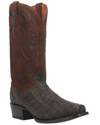 Dan Post Men's Men'S Socrates Exotic Caiman Tall Western Boot Square Toe -