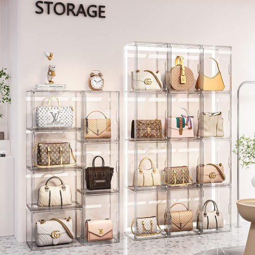 Closet Organizers And Storage Clear Handbag Storage,Purse Organizer For Close... - Picture 5 of 6