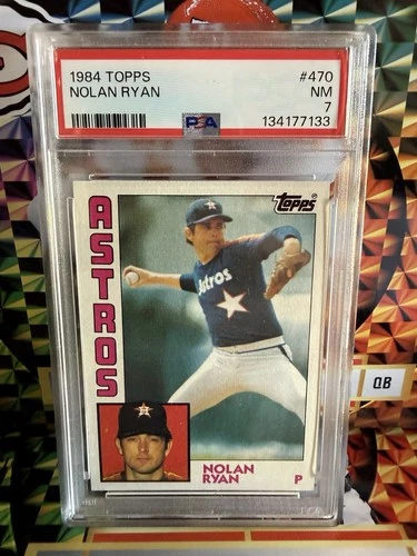 Nolan Ryan 1984 Topps #470 PSA 7 Houston Astros Vintage Baseball Card