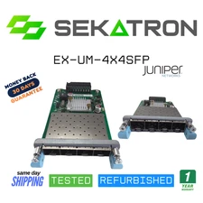 ♻️ Juniper EX-UM-4X4SFP 4-Port 1GbE/10GbE SFP+ Uplink Module ⚡Fast Ship