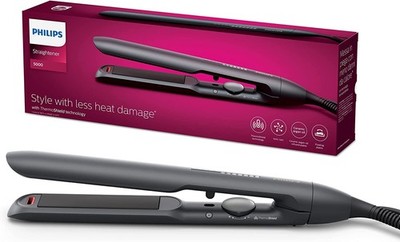 Philips Haarglätter Glätteisen Schwarz 5000 120-230°C Schutz-vor-Überhitzung
