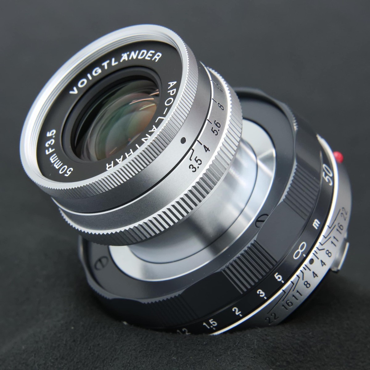 Voigtlander APO-LANTHAR 50mm F/3.5 VM Limited Gray/Chrome (Leica M