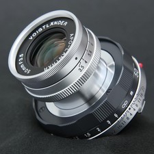 Voigtlander APO-LANTHAR 50mm F/3.5 VM Limited Gray/Chrome Leica M  324 -MINT-