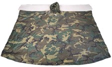 Genuine USGI US Army Wet Weather Poncho M81 Woodland Camo NWOT