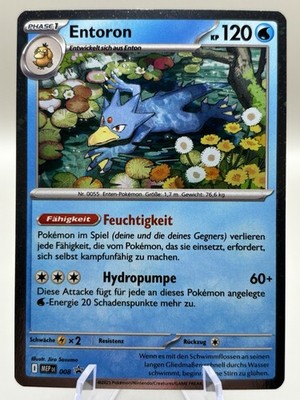 Pokemon Cosmo Holo Entoron MEP 008 Black Star Promo Mega Entwicklung Deutsch NM