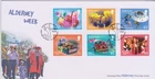 GB - ALDERNEY 2018 Alderney Week/Festival/Summer Fair Carnival SG A635-640 FDC