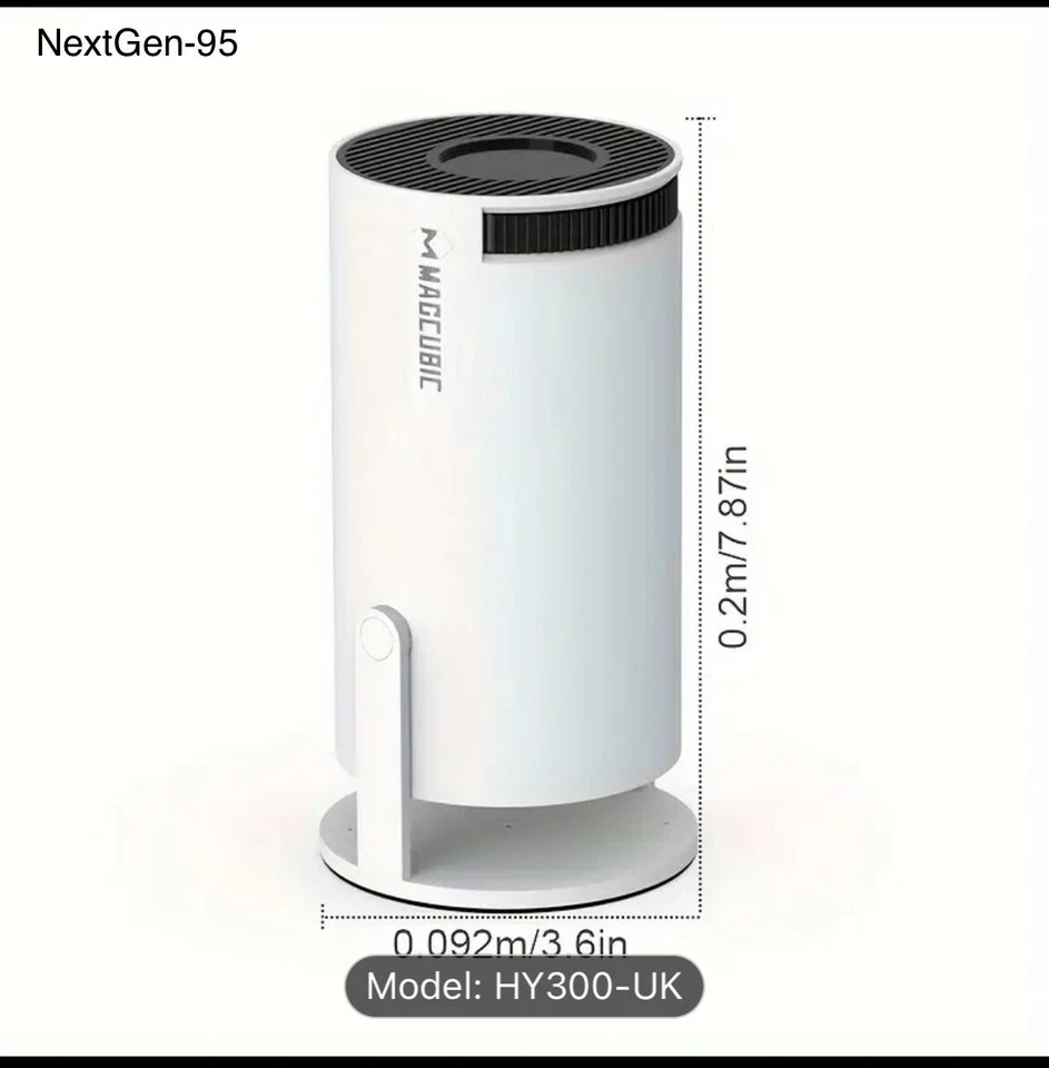 HY300 PRO Projector MAGCUBIC 4K Android 11 Dual Wifi6 BT 5.0 260 ANSI 1080P - Image 2 of 4