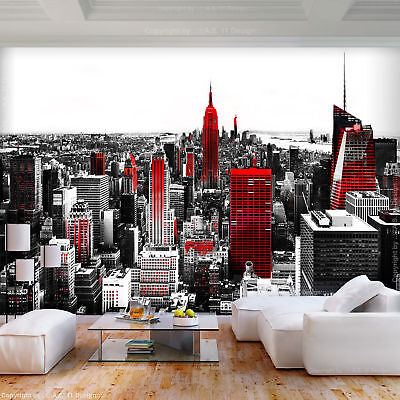 Fototapete  New York skyline Vliestapete BeigeWohnzimmer Schlafzimmer Modern