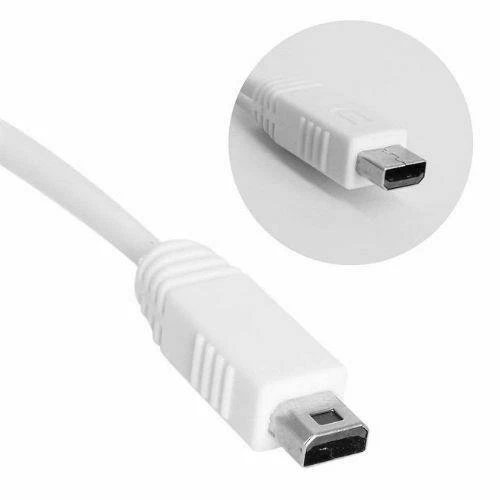 USB Data Charging Charger Cable Cord for Nintendo WII U Gamepad Controller - Image 3 of 4