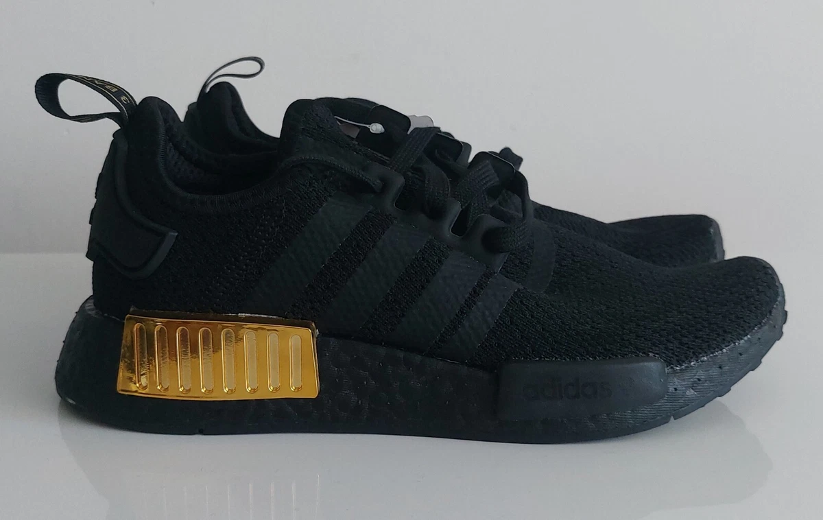 adidas NMD R1 Black Gold Metallic 2020 W for sale | eBay
