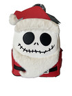 Loungefly Nightmare Before Christmas Jack Skellington Santa Fur Backpack NWT