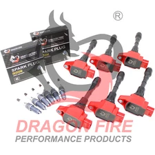 DRAGON FIRE Ignition Coil IRIDIUM Kit for 07-20 Nissan Altima Maxima 350z V6