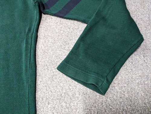 CHAPS Ralph Lauren maglione maglione felpa uomo vintage a righe scollo a V L - Foto 6 di 13