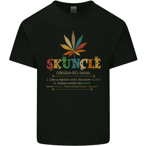 Skuncle Uncle That's Weed Funny Drugs T-shirt in cotone da uomo_voghion.com