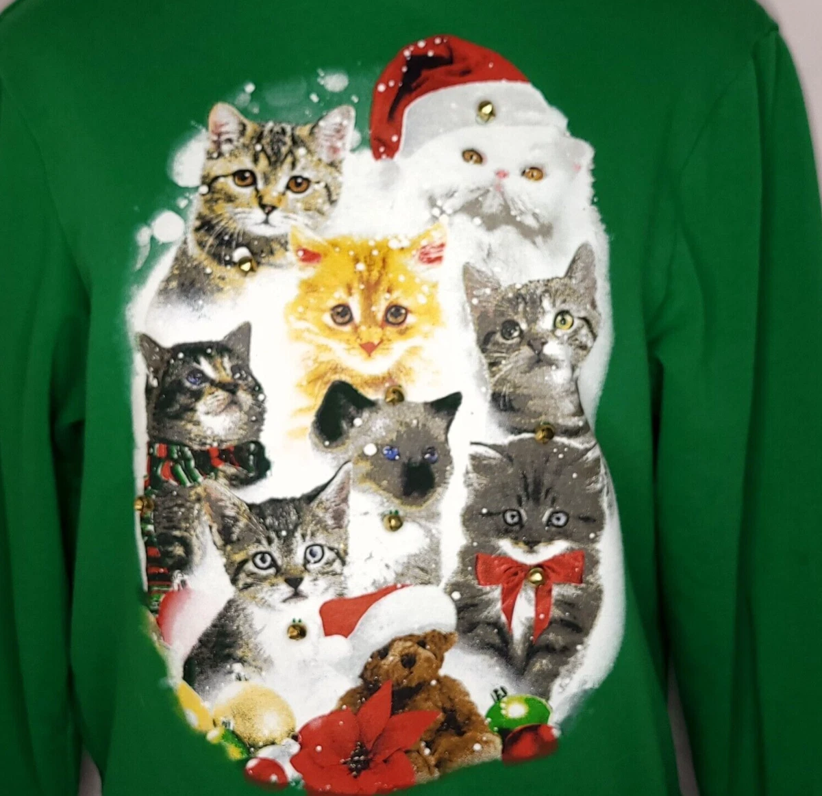 Kitty cat sweatshirt sales