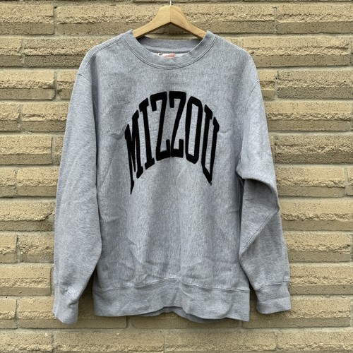 Vintage 90'S MV SPORT PRO WERVE college sweatshirt, made in the USA, men's size XXL cotton gray type Vintage Second Hand