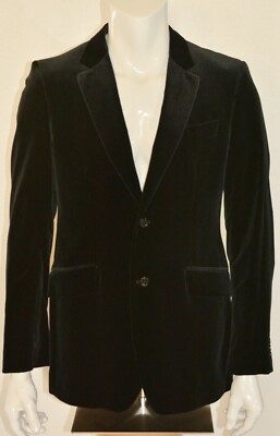 NWT BURBERRY MENS MILTON VELVET COAT JACKET US 42 EU 52 MADE IN ITALY
