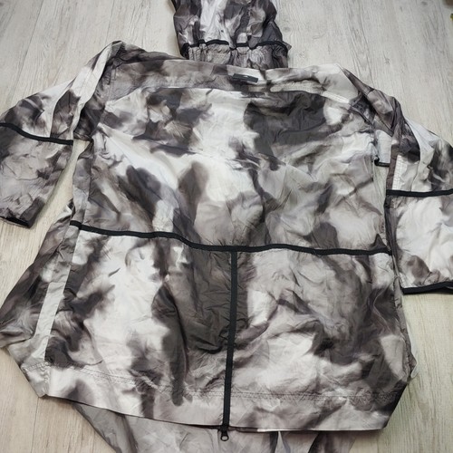 Adidas Stella McCartney Women's Hooded Windbreaker Jacket Abstract XS Full Zip - Picture 2 of 15