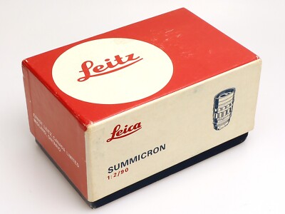 Leitz Leer Verpackung für ein Leica Summicron 1:2 / 90mm Ernst Leitz Canada