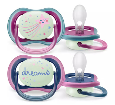 Philips Avent Schnuller Beruhigungssauger Ultra Air 6 - 18 Monate Night leuchtet