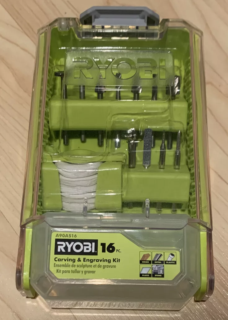 16 PC. CARVING & ENGRAVING KIT - RYOBI Tools