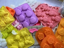 Large Resin Mold Lot / New & Used Japan Daiso Molds, Kuromi, Disney, Halloween