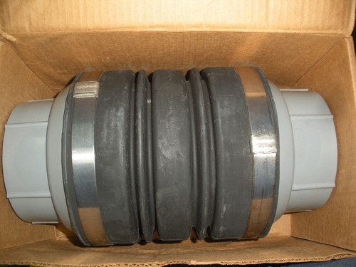 Giunto deflessione espansione PVC 4" XD010NM-TB neoprene sch 40 80 2 disponibili - Foto 2 di 4