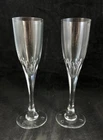 Christian Dior Crystal Camille Pair of Champagne Flutes