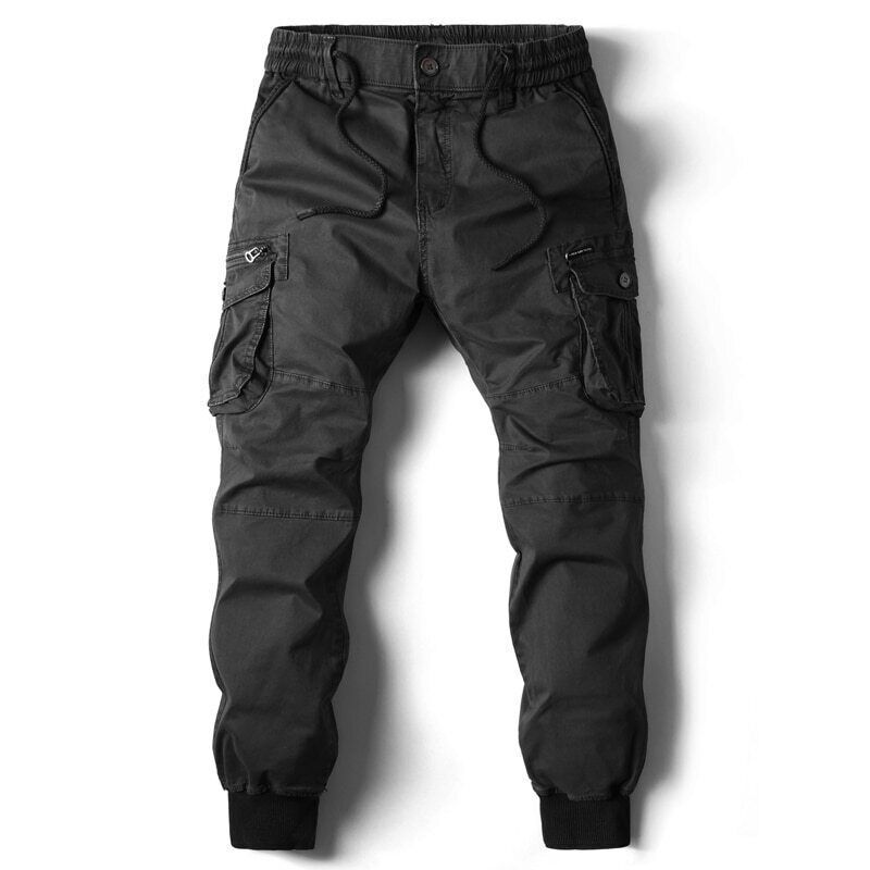 Cargo Pants Men Jogging Pants Full Length Mens Mens Tactical Tracksuit Trousers-image