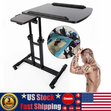 Portable Mobile Tattoo Work Station Arm Rest Stand Desk Table Workbench Tray