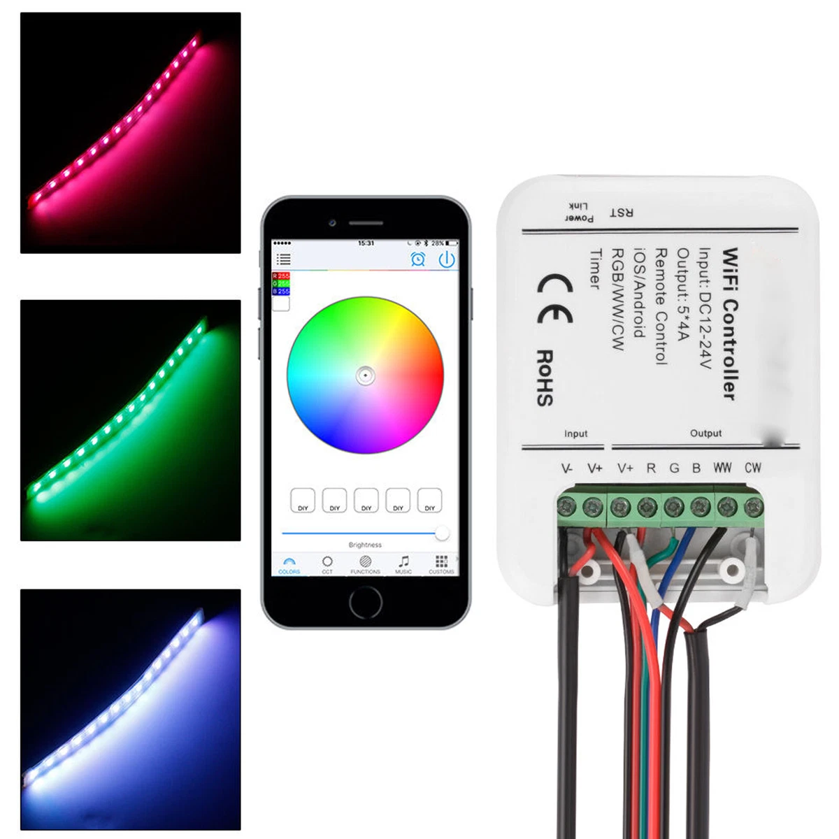 Rgb led strip wifi controller online