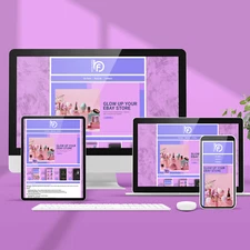 Makeup & Cosmetics eBay Store Design | Stunning HTML Template & Branding 2025