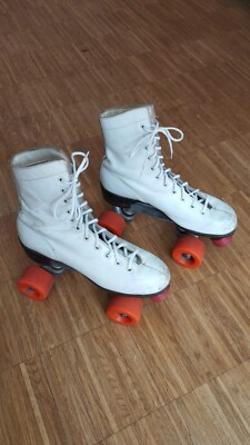 Laufschuhe - Chicago Roller Skates aus den 80er Jahren - Größe 6, weiße Stiefel