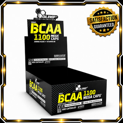 BCAA 1100 Mega Caps  90-240 Caps-  muscle building, protection against breakdown