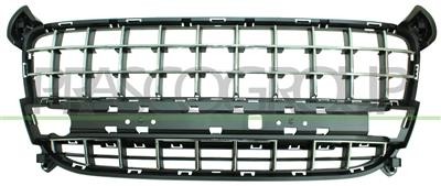 Grille centrale chromée avant pour Peugeot 3008 calandre de rechange Premium en finition miroir